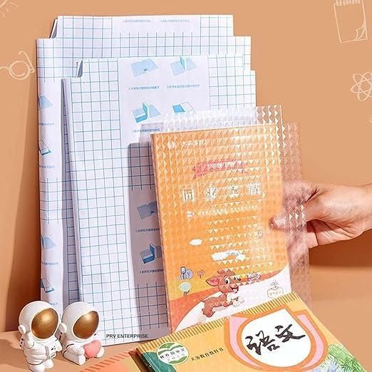 Self Adhesive Transparent Book Covers (Pack of 30)